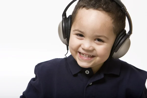 Stock image Boy with headphones