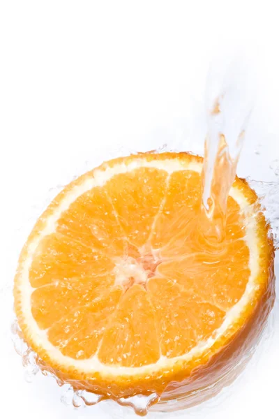 Éclaboussure orange — Photo