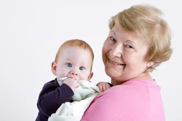 Abuela con nieto —  Fotos de Stock