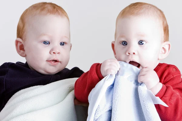 귀여운 쌍둥이 — 스톡 사진