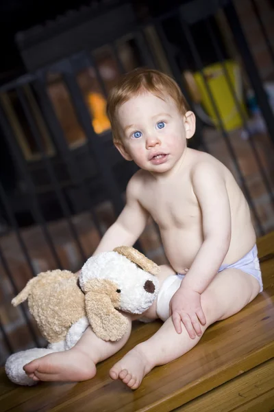 Mellow baby boy — Stock Photo, Image