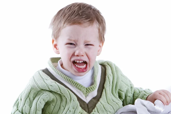 Μικρό παιδί οργή — Φωτογραφία Αρχείου