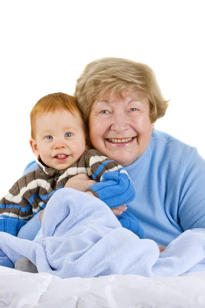 Szczęśliwa babcia — Zdjęcie stockowe