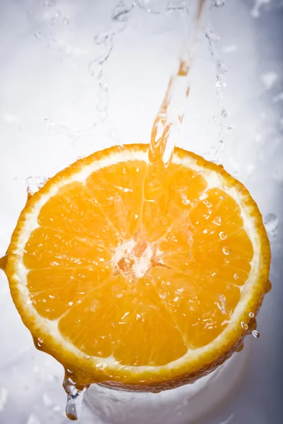 Oranžové stříknutí — Stock fotografie