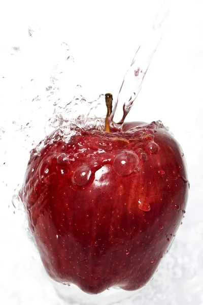Salpicadura de manzana — Foto de Stock