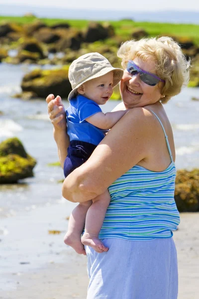 Grandmother with Grandson — Stock Photo, Image