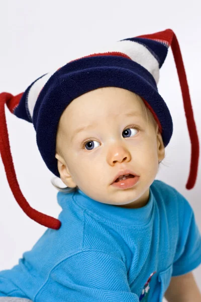 Bebé en sombrero de esquí — Foto de Stock
