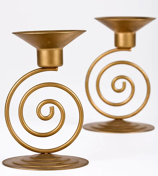 Two candle holders — Stock Photo, Image