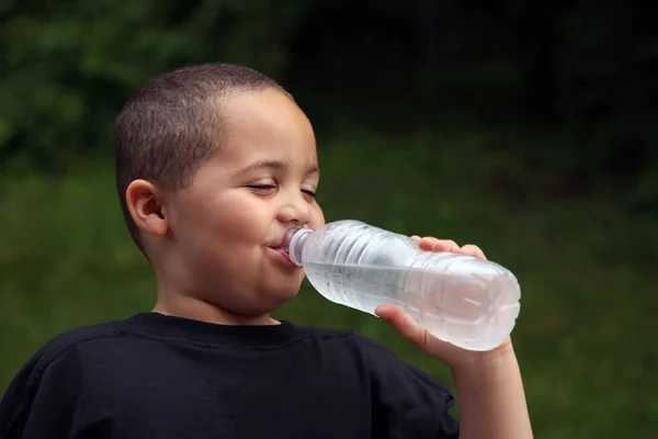 stock image Boy drinking