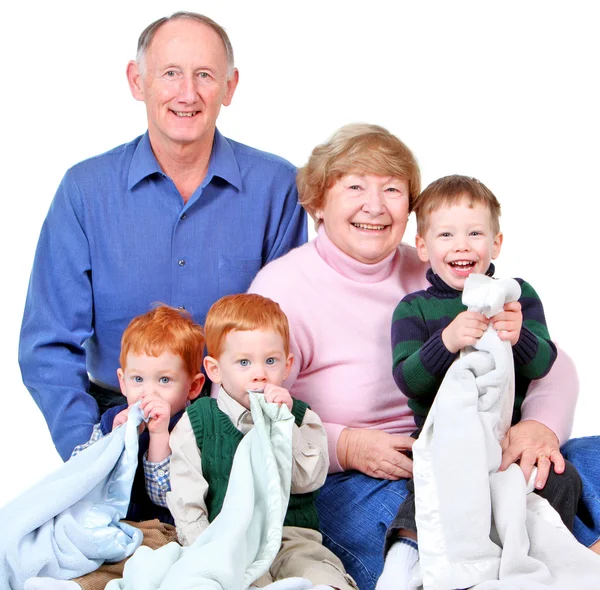 Gelukkig grootouders — Stockfoto