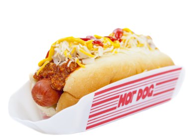 Chili dog clipart