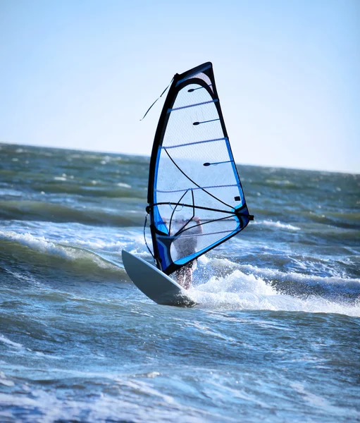 stock image Lone windsurfer