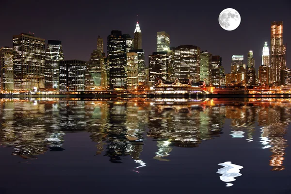 Нижний Манхэттен — стоковое фото