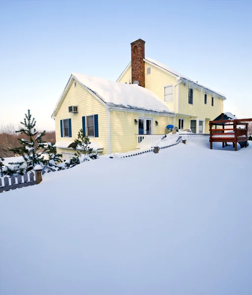 Snowy House — Stock Photo, Image
