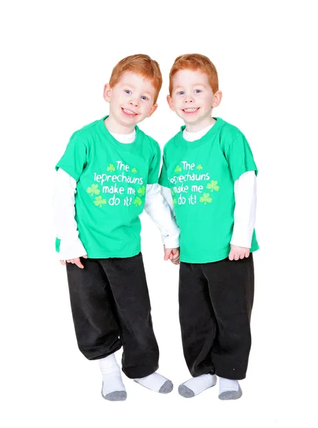 Zwillingsbrüder — Stockfoto