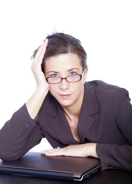 stock image Stressed businesswoman