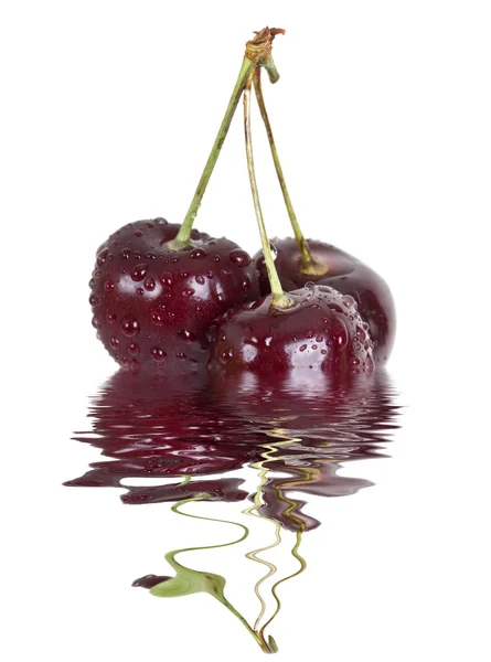 Black cherries — Stock Photo, Image