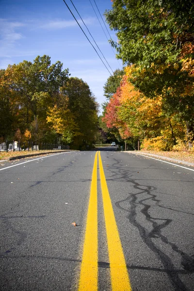 Droga w jesieni — Zdjęcie stockowe