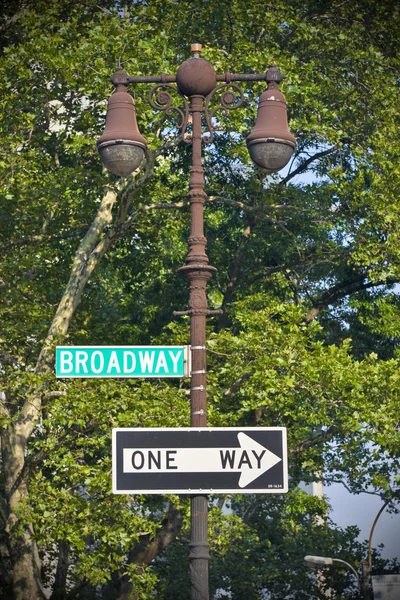 Semn Broadway — Fotografie, imagine de stoc