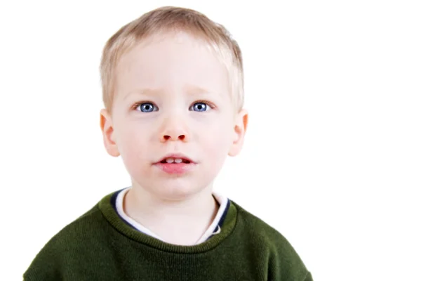 Boy on white Royalty Free Stock Images