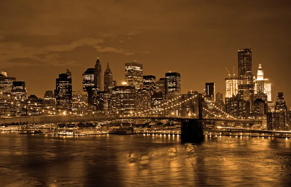 Brooklyn Köprüsü — Stok fotoğraf