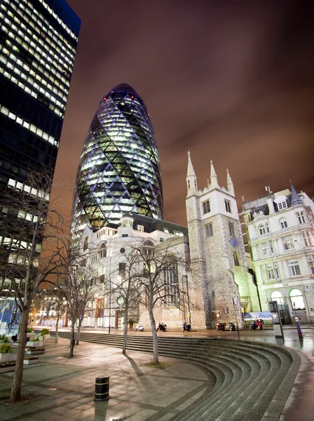Gherkin or Swiss RE building — Stock Photo, Image