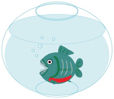 Piranha clipart