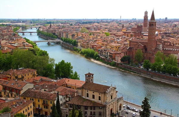 panoramik bir Verona, İtalya