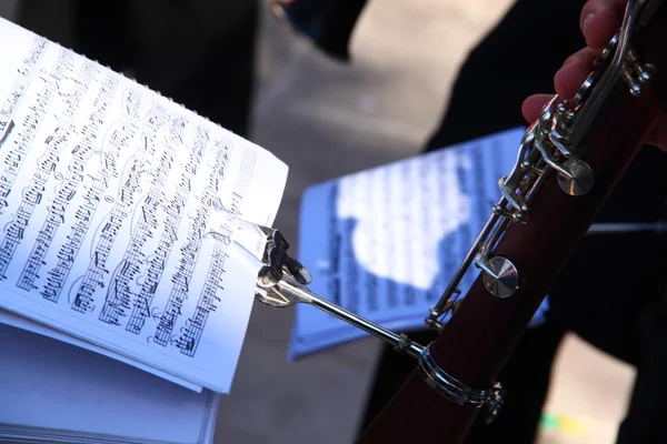 stock image Playing clarinet