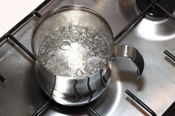 끓는 물 스톡 사진