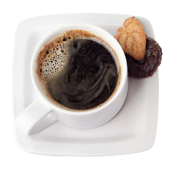 Een kop hete koffie — Stockfoto