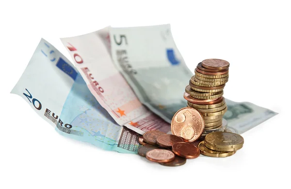 Dinheiro em euros . — Fotografia de Stock