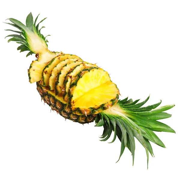 Skivad ananas — Stockfoto