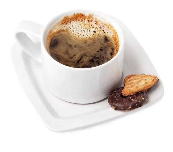 Eine Tasse heißen Kaffee — Stockfoto