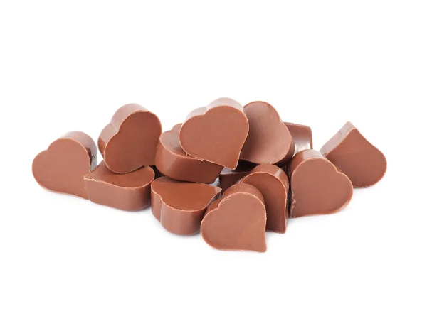 Chocolate em forma de coração — Fotografia de Stock