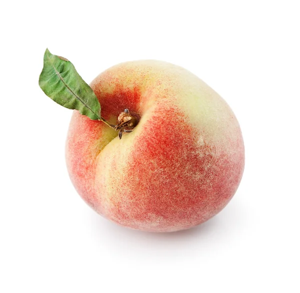 Single ripe peach — Stock Photo, Image