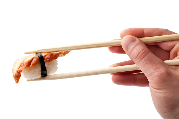 Sushi hůlkami — Stock fotografie