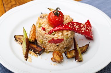 sebzeli risotto