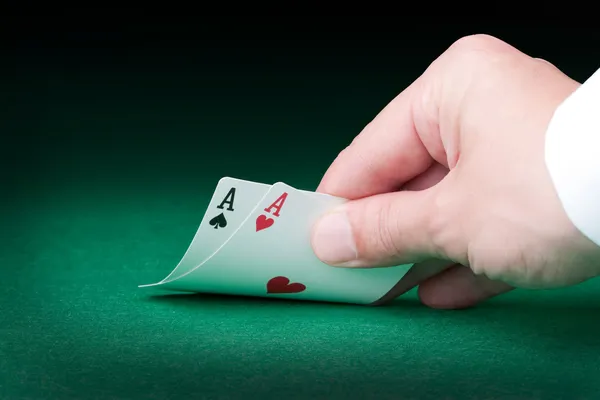 Pocket Aces — Stock Photo, Image