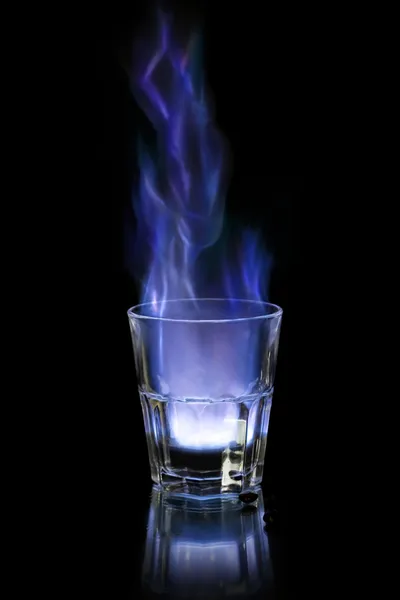 火焰喷射器鸡尾酒 — 图库照片