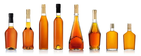 Set of Bottles isolated on white background — Stock Photo, Image