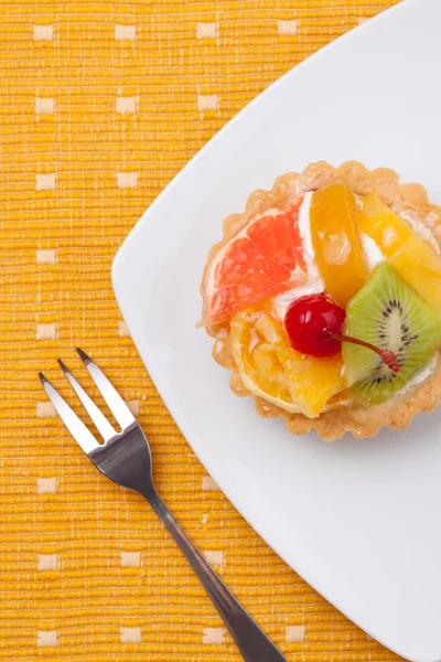 Frukt dessert tårtor — Stockfoto