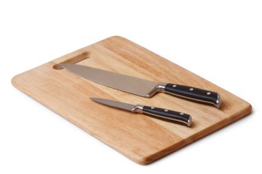 bıçağını ve kesme tahtası