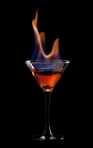 Flamer koktejl — Stock fotografie