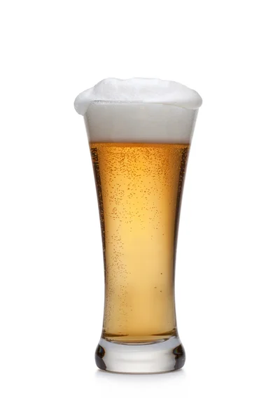 Bira cam içine — Stok fotoğraf