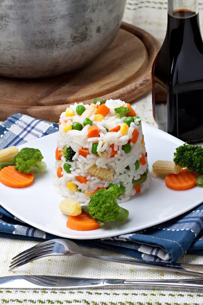 水稻和蔬菜 — 图库照片