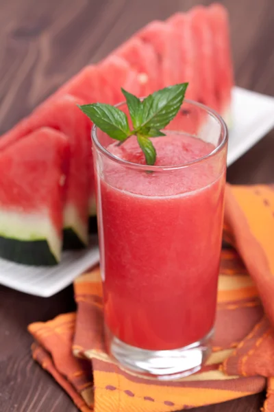 Wassermelonen-Smoothie — Stockfoto