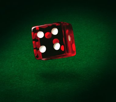 Rolling dice clipart