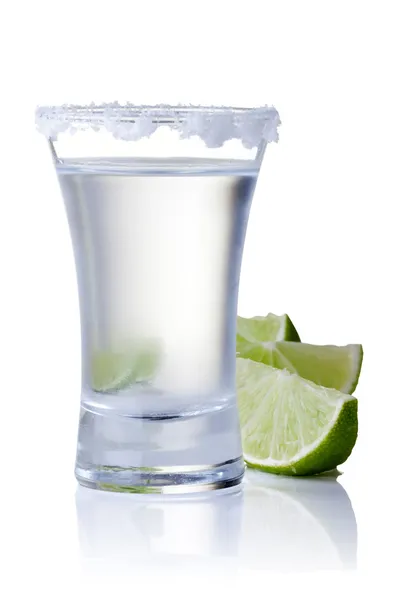Cold tequila shots — Stock Photo, Image