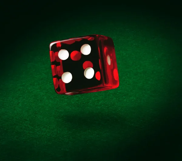 Rolling dice — Stock Photo, Image